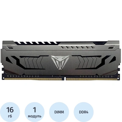 Модуль памяти Patriot Viper STEEL 16GB 3200MHz CL16 UDIMM(PVS416G320C6)