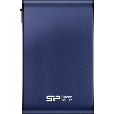 Портативный HDD накопитель Silicon Pow.Arm.A80 1TB син,мет SP010TBPHDA80S3B