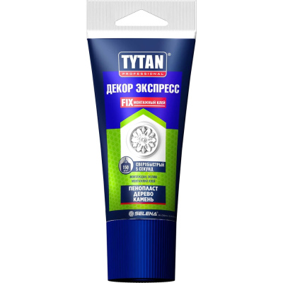 Монтажный клей TYTAN PROFESSIONAL Декор Экспресс 16165, акриловый, 210 г, белый