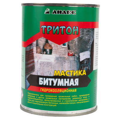 Битумная мастика Анлес Тритон 1л/0,8кг