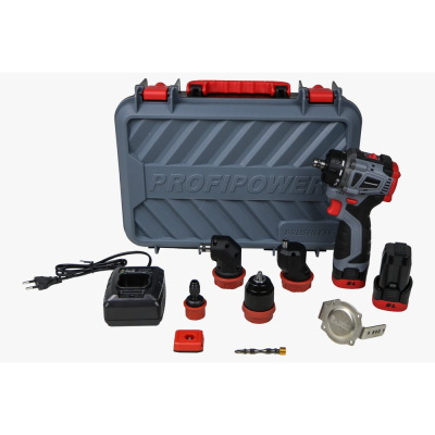 Аккумуляторный бесщеточный шуруповерт Profipower Комби BL-161C (16В, 40Нм, Li-ion 2шт, 2.0Ач, 2 скорости, 0.8-10мм, З/У
