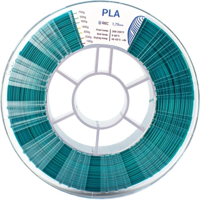 Пластик PLA REC 1.75мм зеленый