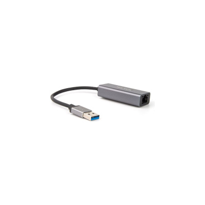 Кабель-переходник Telecom USB 3.0 /Am - LAN RJ-45 Ethernet 1000 Mbps, Aluminum Shell