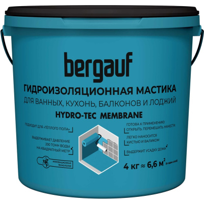 Гидроизоляционная мастика Bergauf hydro-tec membrane 63414