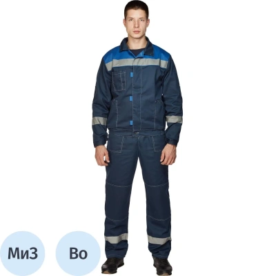 Костюм лет муж (куртка, бр) л20 син/вас 88-92/170-176 (Арсенал-СП)