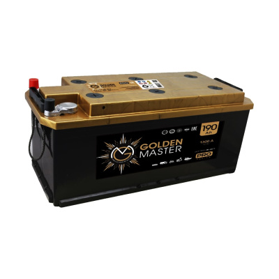 АКБ GOLDEN MASTER pro 6СТ-190 (L)-(3) 1300A 514*218*217 конус