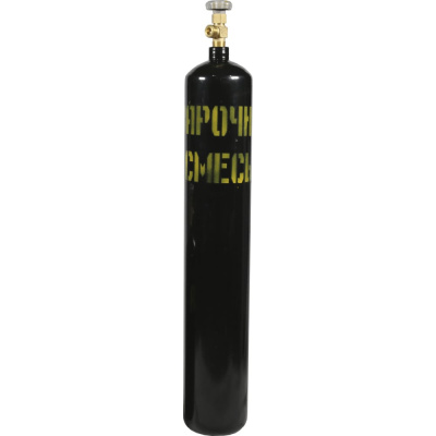 Баллон сварочная смесь MEREM 10 л., D = 133, 150 атм., MV-25, 00-00004850