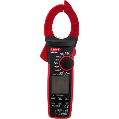 Токоизмерительные цифровые клещи UNI-T UT208B TrueRMS, AC/DC, 1000A