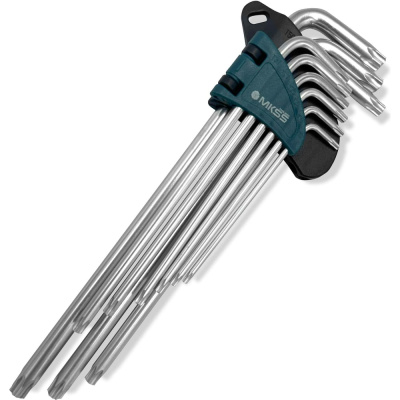 Набор удлиненных ключей MKSS Toolbox TORX с отверстием MKSS