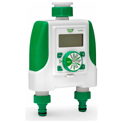 Двухканальный электронный таймер полива Green Helper