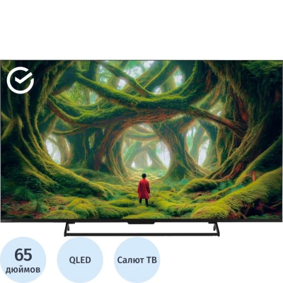 Телевизор Sber SDF-65UQ7000MBA, QLED, UHD