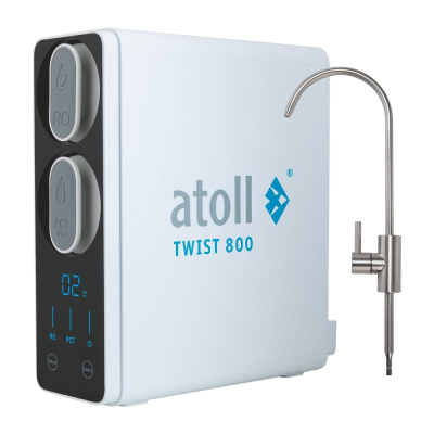 Прямоточная пятиступенчатая система обратного осмоса atoll TWIST