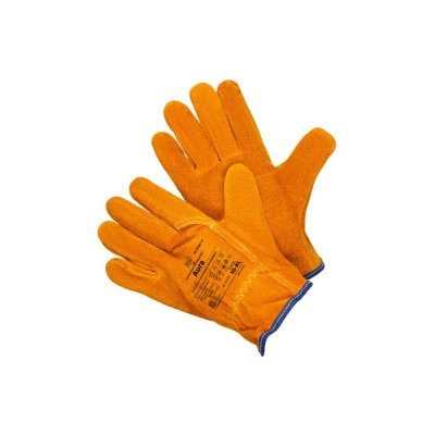 Перчатки Gold Manibus GM-1002LT-10 Aura спилковые оранжевые Cowsplit Leather Driver Gloves р.10 (XL)