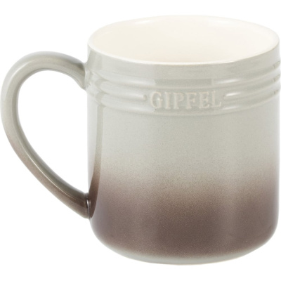 Кружка GIPFEL CLIFF 430 мл, 1 шт, серый, керамика