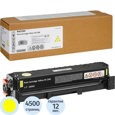 Принт-картридж Ricoh M C240 (408454/434076) желтый для C240FW