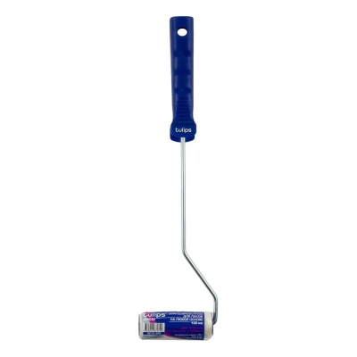 Валик Tulips Tools Tulips decor Velur с рукояткой, велюр, 100 мм, ворс 4 мм