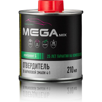 Отвердитель акриловой эмали Megamix