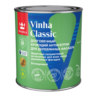 Кроющий антисептик Tikkurila VINHA CLASSIC VVA 700014053