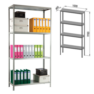 Стеллаж ПРАКТИК MS 200KD-100x40-4 S24099244402