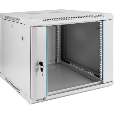 Шкаф телекоммуникационный ExeGate 19 настенный 9U EC-WM-9U.600.G.GREY 19”, 9U, 600x600x500мм ШхГхВ