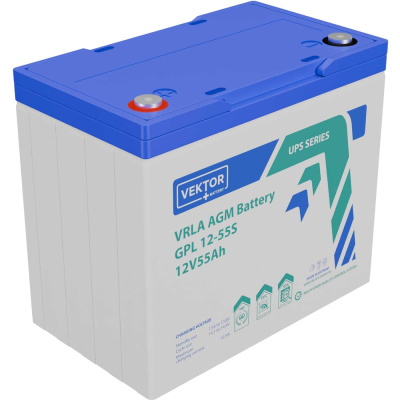 Аккумуляторная батарея Vektor Energy GPL 12-55S 51309