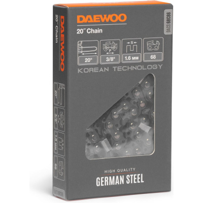 Цепь пильная DAEWOO 68 звеньев, 3/8, 1,6 мм DACS 68C86