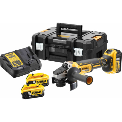 Аккумуляторная болгарка (ушм) Dewalt DCG405P3-QW