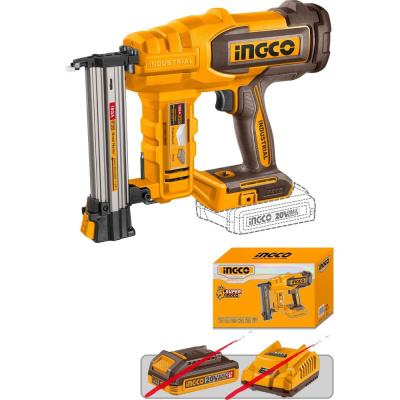 Аккумуляторный нейлер INGCO F15-F35 20В INDUSTRIAL