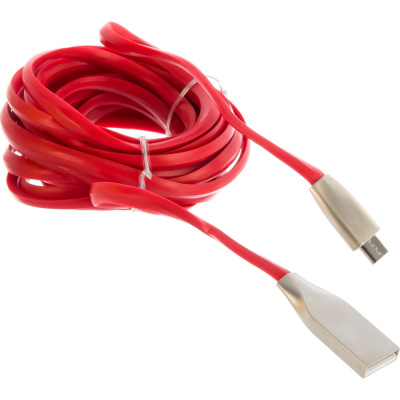 Кабель USB Cablexpert USB 2.0 AM/microB, серия Gold, длина 3м, блистер, красный