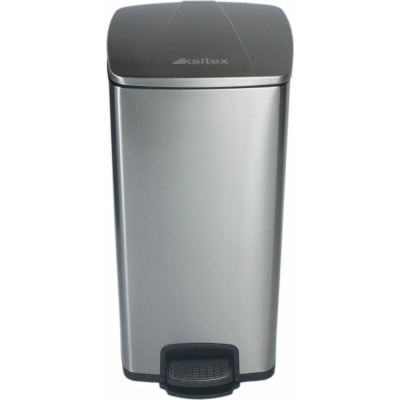 Матовая урна Ksitex SGB-30M с педалью, 30 л