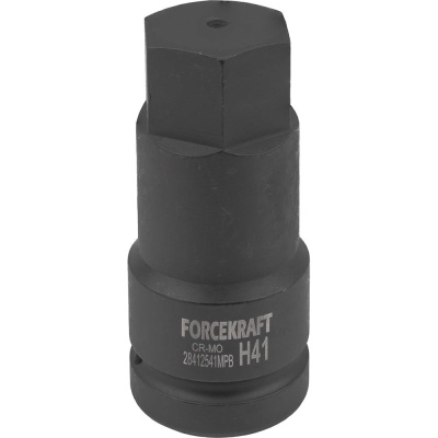 Головка-бита 6-гранная ударная Forcekraft 41 мм, 1DR