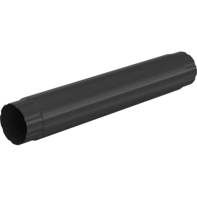 Труба водосточная соединительная МЕТАЛЛИК и КО 100x1000, цинк, 0.50 (RAL 7024)