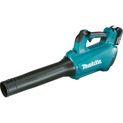 Аккумуляторная воздуходувка Makita DUB184Z поможет убрать опавшую листву, скошенную траву