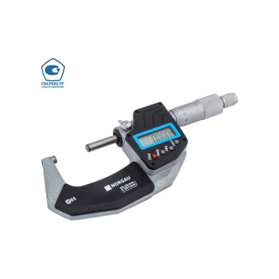 Цифровой микрометр NORGAU IP65 25-50 мм, 0.001 мм