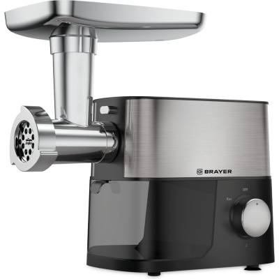 Мясорубка BRAYER 1610BR 2000 Вт, 3 диска, реверс, 2 кг/мин