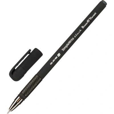 Ручка гелевая неавтомат. SimpleWrite BLACK 0,5мм,черная 20-0067