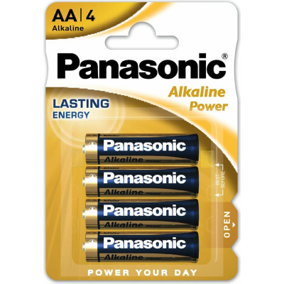 Щелочная батарейка LR6 AA Alkaline 1.5В бл/4 Panasonic