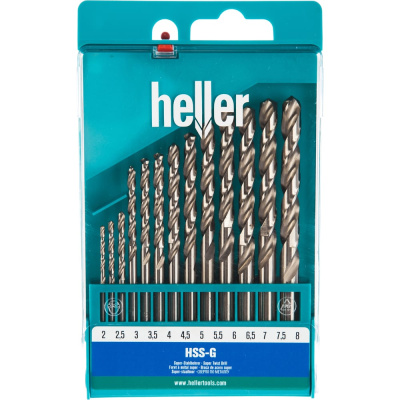 Набор свёрл по металлу HSS-G 13 шт Heller