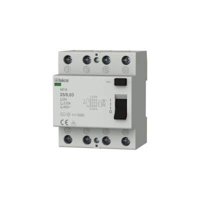 Устройство защитного отключения УЗО Mean Well Iskra NFI4-250,03 00237491