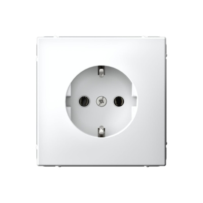 Розетка с заземлением ArtGallery Systeme Electric 16А, механизм, Лотос