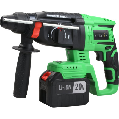 Бесщеточный перфоратор аккумуляторный Zitrek Destroyer Pro (20В, Li-ion 2x6.0Ач, з/у, кейс)