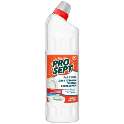 Гелеобразное средство для удаления ржавчины и минеральных отложений PROSEPT Bath Extra