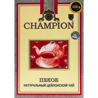 Чай Champion Пекое черный лист 250г