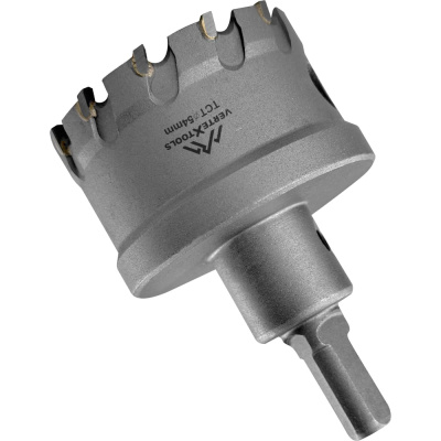 Коронка твердосплавная по металлу vertextools 1819-54