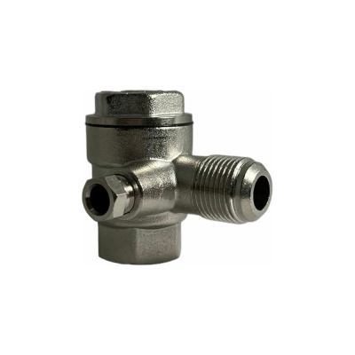 Обратный клапан для компрессора резьба внутренняя и наружная F3/8"хM3/8" Pegas pneumatic