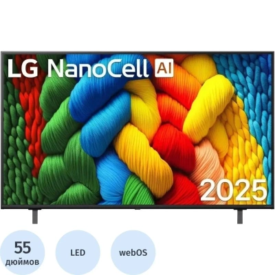 Телевизор LG 55NANO81A6A.ARUG
