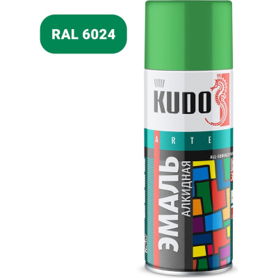 Универсальная эмаль KUDO светло-зеленая