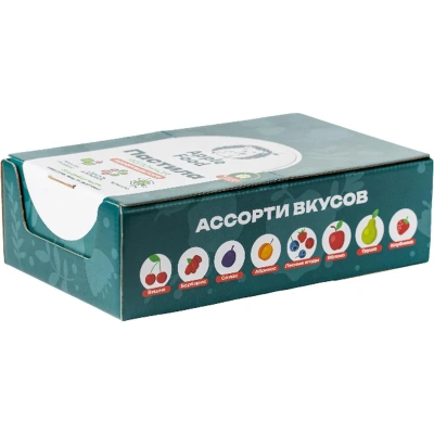 Пастила Apple Food слив_барб_гр_абр_клуб_лес.яг_виш_ябл (960г) 40гx24шт/уп