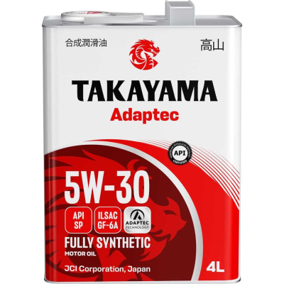 Автомобильное масло Takayama Adaptec 5W-30 GF-6A SP 4л (металл)