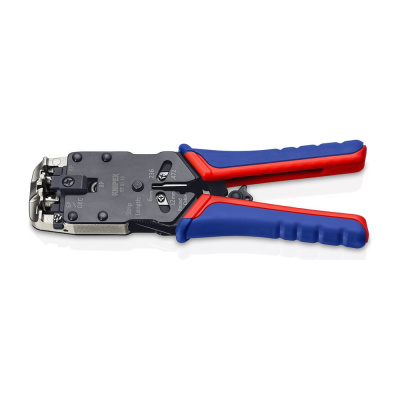Пресс-клещи Knipex для штекеров RJ, 3 гнезда, RJ10, RJ 11/12, RJ 45, 200 мм, SB